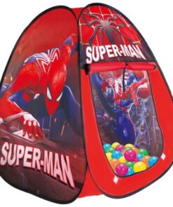 Kids Playing Tent – Spiderman + Free 50 Balls