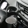 Pack of 2 Adjustable Car Cup Holder – Universal AC Vent Clip with Swivel Base for Drinks