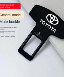 Car Seat Belt Clip Slim – Toyota – Black – Metal High Quality – China Made
