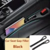 2 PC Universal Car Seat Gap Filler Leak Proof Seat Gap Storage Organizer Interior Decoration