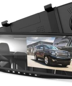 Vehicle Inner Mirror Black Box DVR full HD Dual Rec- 12v