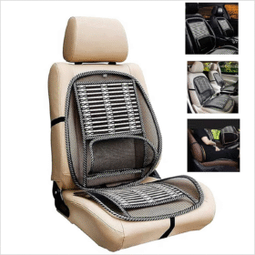 Bamboo Mesh Car Seat Lumbar Back Support