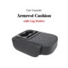Car Center Console Armrest Cushion with Cup Holder