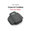 Car Center Console Armrest Cushion with Tissue Box Holder