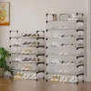 Stackable Shoe Cabinet with Dustproof Cover