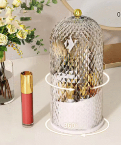 360 Rotating Makeup Brush Holder Organizer
