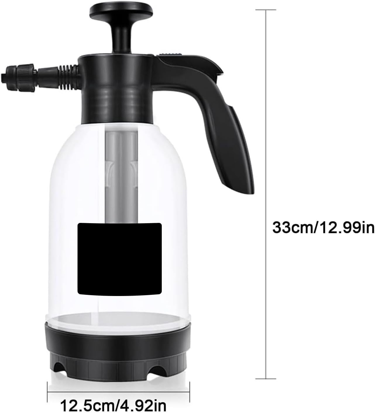 2L Snow Foam Pump Sprayer with Extra Nozzle – Hand Pressure Car Wash & Garden Watering Bottle - Image 6