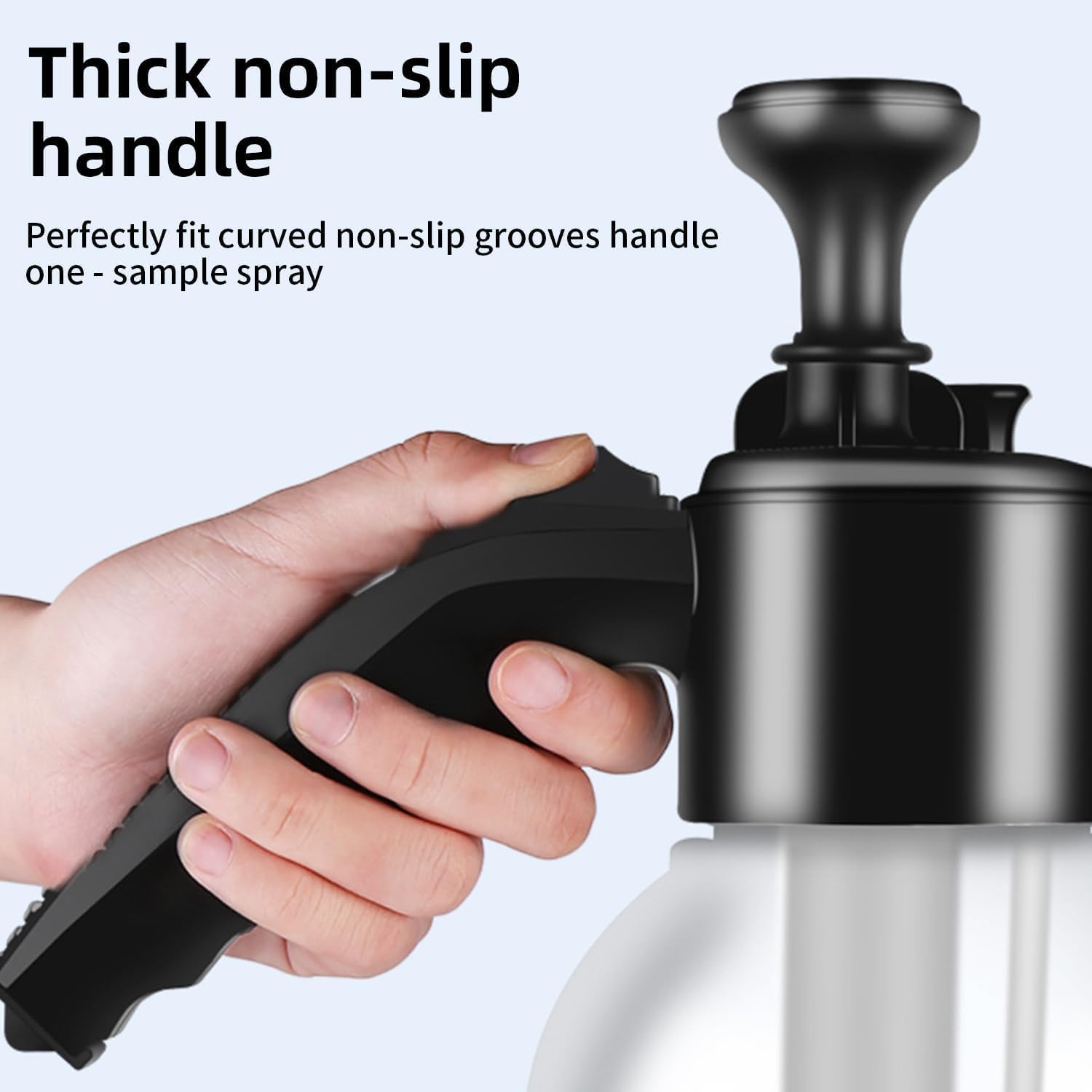 2L Snow Foam Pump Sprayer with Extra Nozzle – Hand Pressure Car Wash & Garden Watering Bottle - Image 7