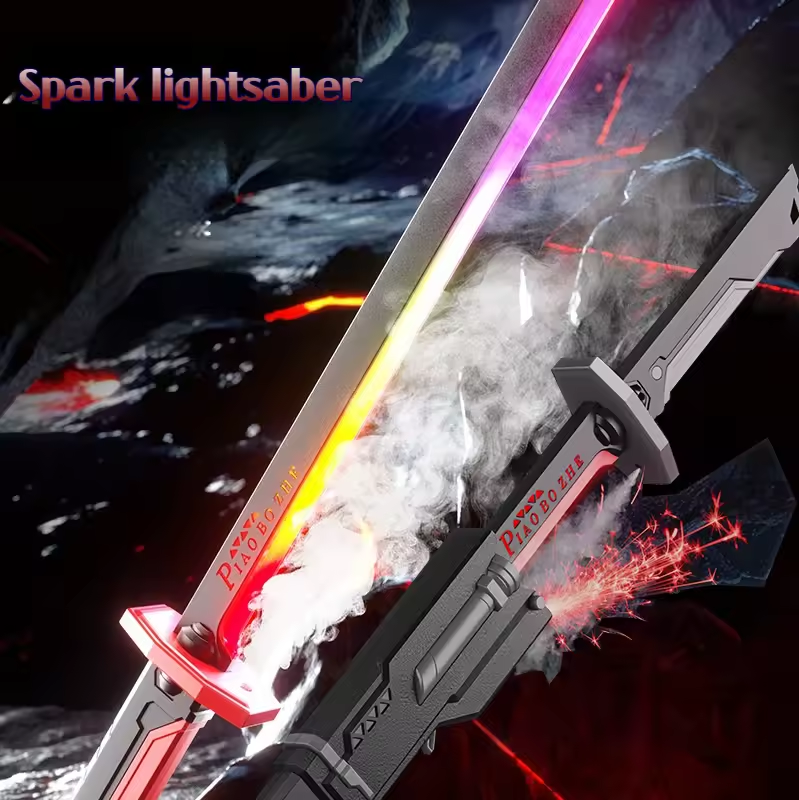 Kids Multi-Color Battle Laser Sword With Smoke - Image 4