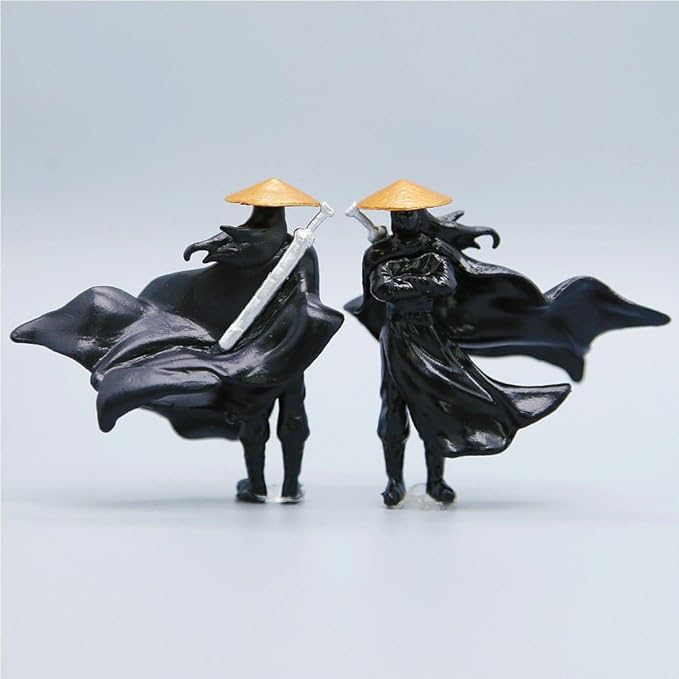 3pcs Mini Samurai Statue Set – Japanese Samurai Figurine Ornaments for Car Dashboard & Desk Decor - Image 7