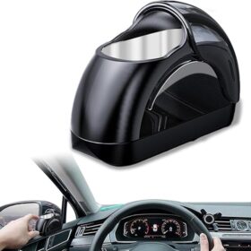 Car Ashtray with Lid – Portable Automotive Ashtray for Car Door & Cup Holder | Smoke-Free, Odor-Blocking Design