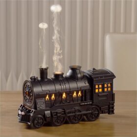 Black Train Diffuser – 3-in-1 Steam Humidifier & Aroma Mist Device