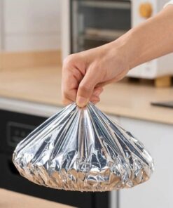 Alternative view of Reusable Aluminum Foil Food Wrap Covers – Eco-Friendly Stretchable Covers for Bowls, Plates & Food Storage